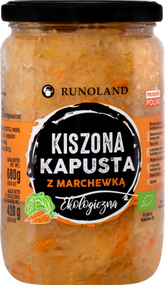 Sauerkraut mit Karotten BIO 680g RUNOLAND - Biogo.de